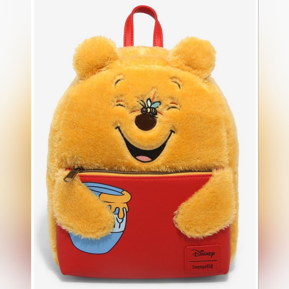 Loungefly Disney Winnie The Pooh Honey Pot Plush Mini Backpack